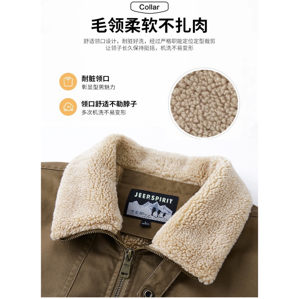 แจ็คเก็ตเบสบอล JEES SPIRIT 1941 ESTD ทำจากผ้าฝ้ายแท้ เหมาะสำหรับฤดูใบไม้ผลิและฤดูใบไม้ร่วง ใช้งานหรือลำลองได้ - รูปที่ 3