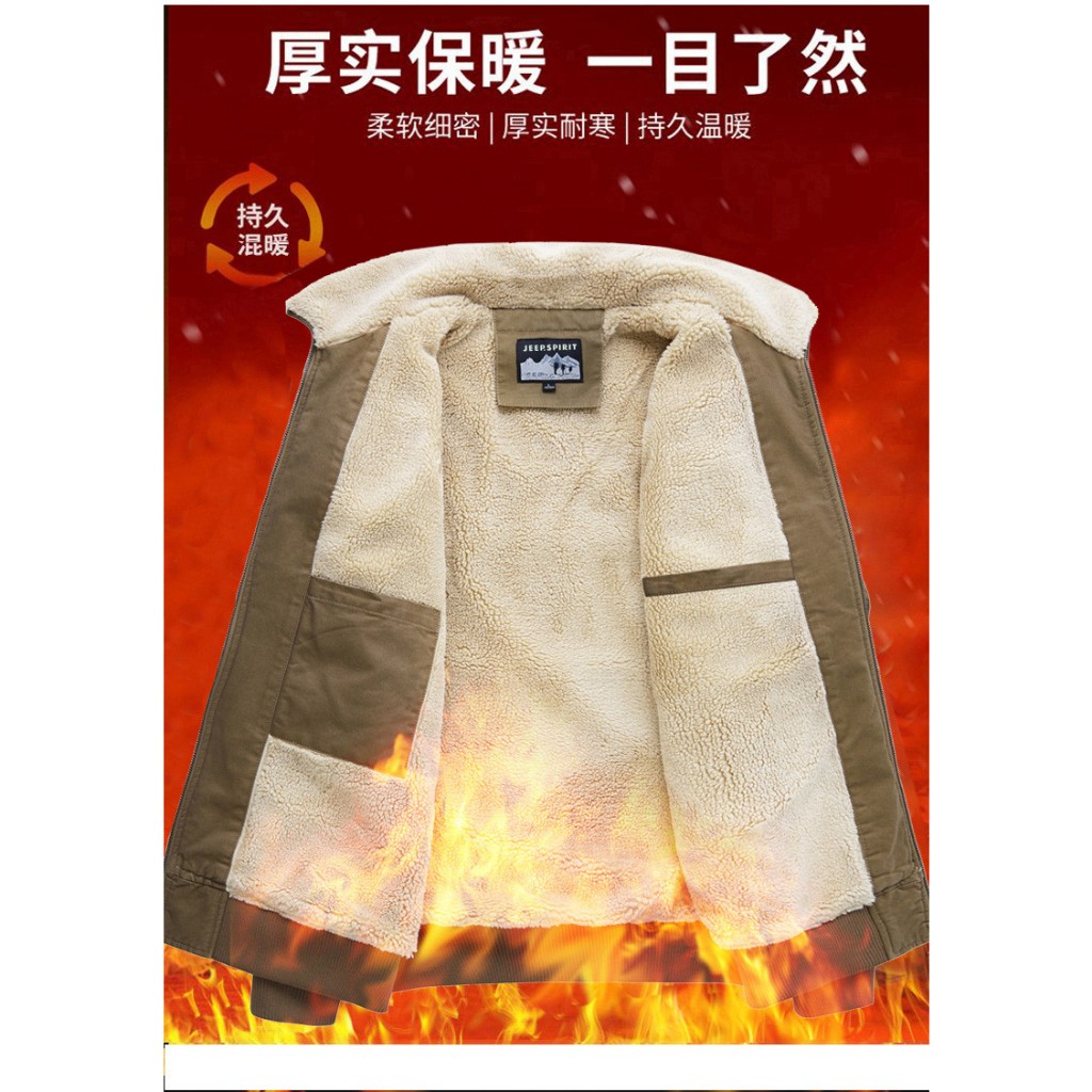 แจ็คเก็ตเบสบอล JEES SPIRIT 1941 ESTD ทำจากผ้าฝ้ายแท้ เหมาะสำหรับฤดูใบไม้ผลิและฤดูใบไม้ร่วง ใช้งานหรือลำลองได้ - รูปที่ 6