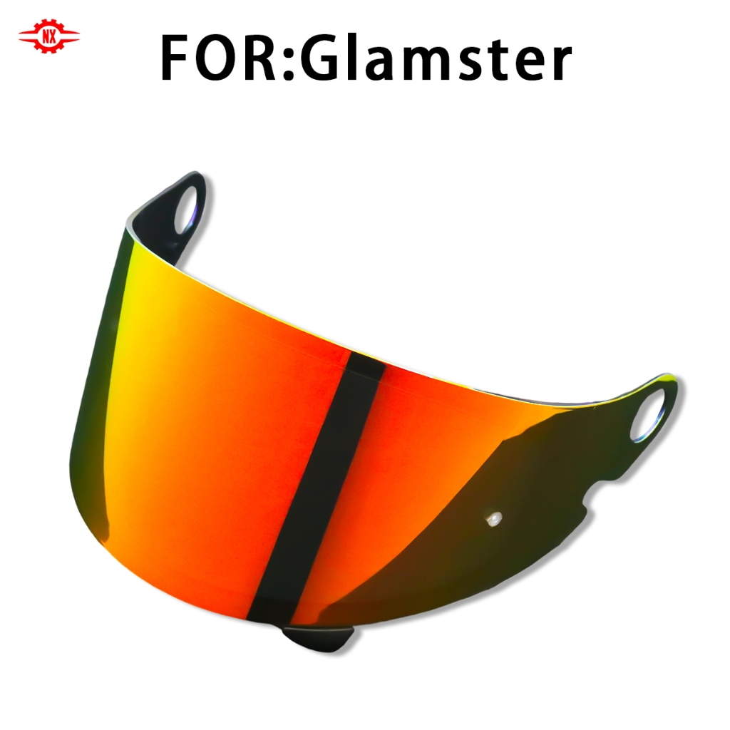 สําหรับหมวกกันน็อคมอเตอร์ไซค์ SHOEI Glamster Sun Visor - เลนส์ PC, โล่ Sun/Wind/UV, ป้องกันการระเบิด, หลายสี, HD View | อุปกรณ์มอเตอร์ไซค์ + ฟิล์มโฟโตโครมิกและป้องกันหมอก