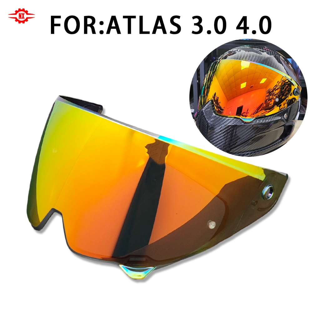 สําหรับ RUROC ATLAS 3.0 4.0 หมวกกันน็อครถจักรยานยนต์ Sun Visor - เลนส์ PC, Sun/Wind/UV Shield, ป้องกันการระเบิด, หลายสี, HD View | อุปกรณ์มอเตอร์ไซค์ + ฟิล์มโฟโตโครมิกและป้องกันหมอก