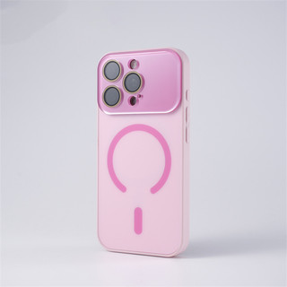 ใหม่หน้าต่างขนาดใหญ่ Anti-Fingerprints matte magnetic เคสโทรศัพท์สําหรับ iPhone 17 Pro Max 16 15 14 13 12 11 Pro Max 17 Air กรณีกันกระแทกขอบนุ่มปกหลัง