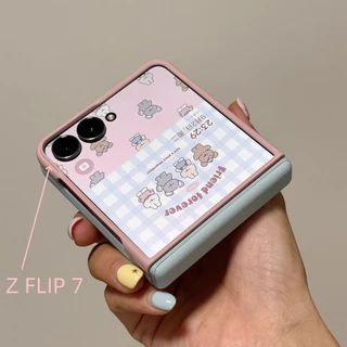 เคสโทรศัพท์ เข้ากันได้กับ Samsung Z Flip 5 Z Flip 6 Z Flip 7 Z Flip 8 เคสโทรศัพท์บางเฉียบ, สัมผัสสบาย, กันฝุ่น, กันกระแทก, การป้องกันหน้าจอเต็มรูปแบบ, พร้อมแหวน, เหมาะสำหรับ Z Flip 5 Z Flip 8 Z Flip 6 และ Z Flip 7 FE