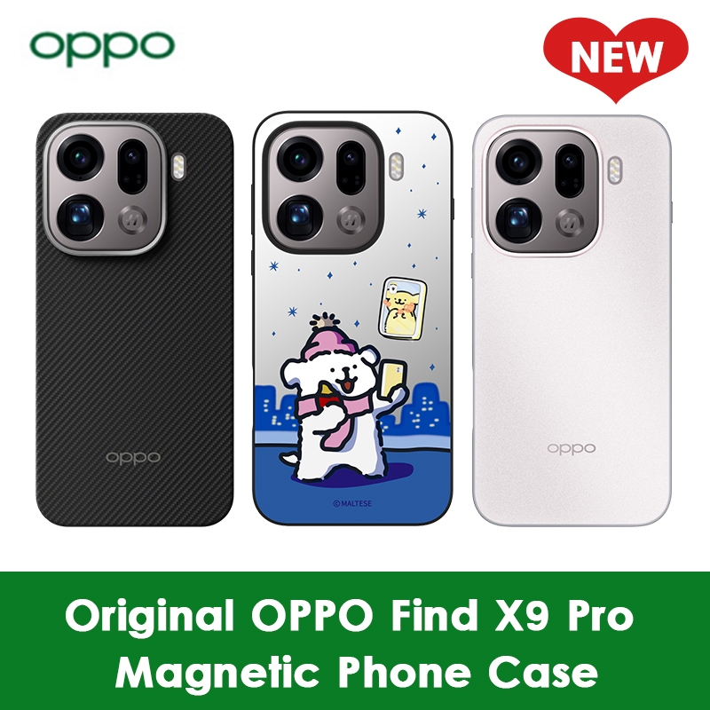 ใหม่ Original OPPO ค้นหา X9 Pro เคสโทรศัพท์แม่เหล็ก Aramid Fiber เกราะป้องกันรองรับการชาร์จไร้สายเข้ากันได้กับ OPPO Mag