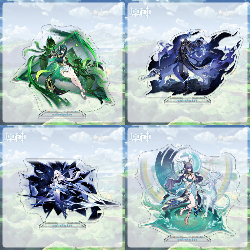 Genshin Impact Nefer Ineffa Kinich ขาตั้งอะคริลิค Genshin Impact รูปของเล่น