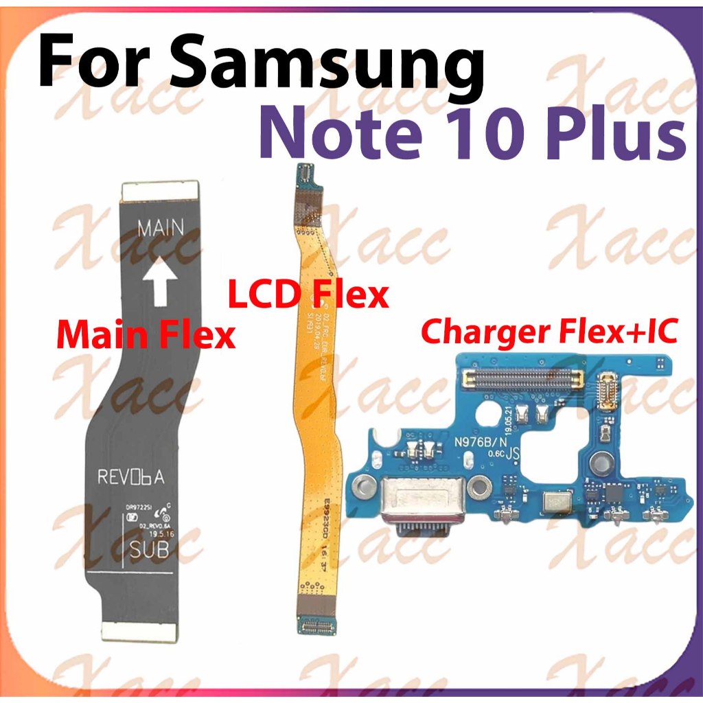สําหรับ Samsung Note 10 Plus พอร์ตชาร์จ Flex Cable – ขั้วต่อ Dock USB และการเปลี่ยนเมนบอร์ด