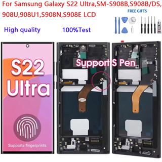 SAMSUNG สําหรับSamsung Galaxy S22 Ultra SM-S908B S908B/DS 90…