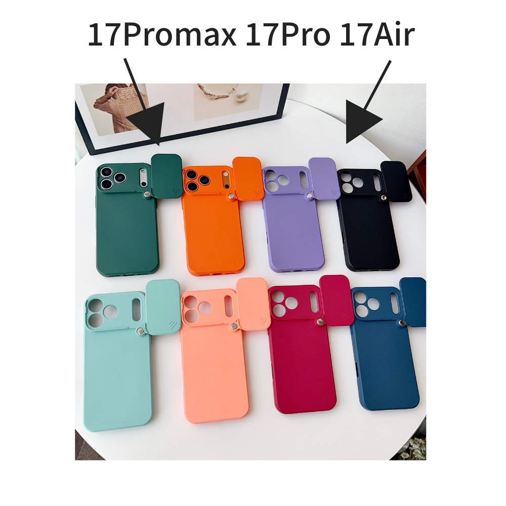 Mint สีเขียวสไลด์ออกแบบสําหรับ iPhone 17Promax 17 Simple โทรศัพท์ 16Pro 13 11 กันกระแทก iPhone สําหรับ iPhone 17Air 16E 15 14Promax 14Pro 14 13Promax 13 12 11 X 8P 7P - รูปที่ 2