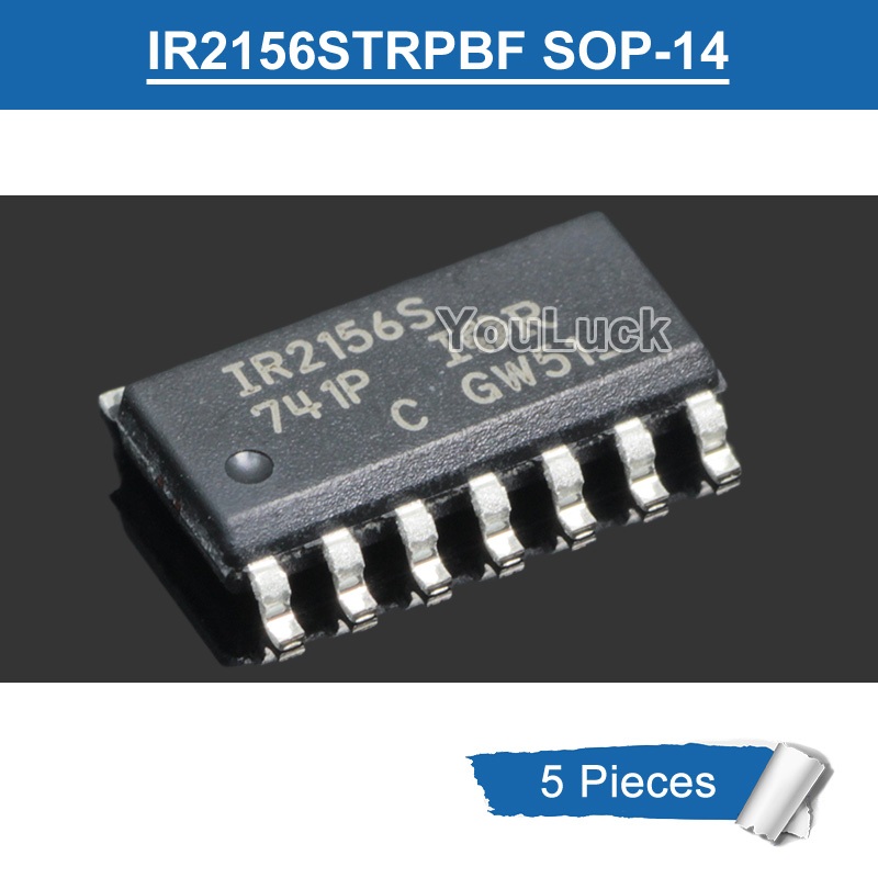 5pcs Original IR2156S SOP-14 IR2156SPBF IR2156STRPBF SOIC-14 บัลลาสต์ควบคุมชิป IC ใหม่