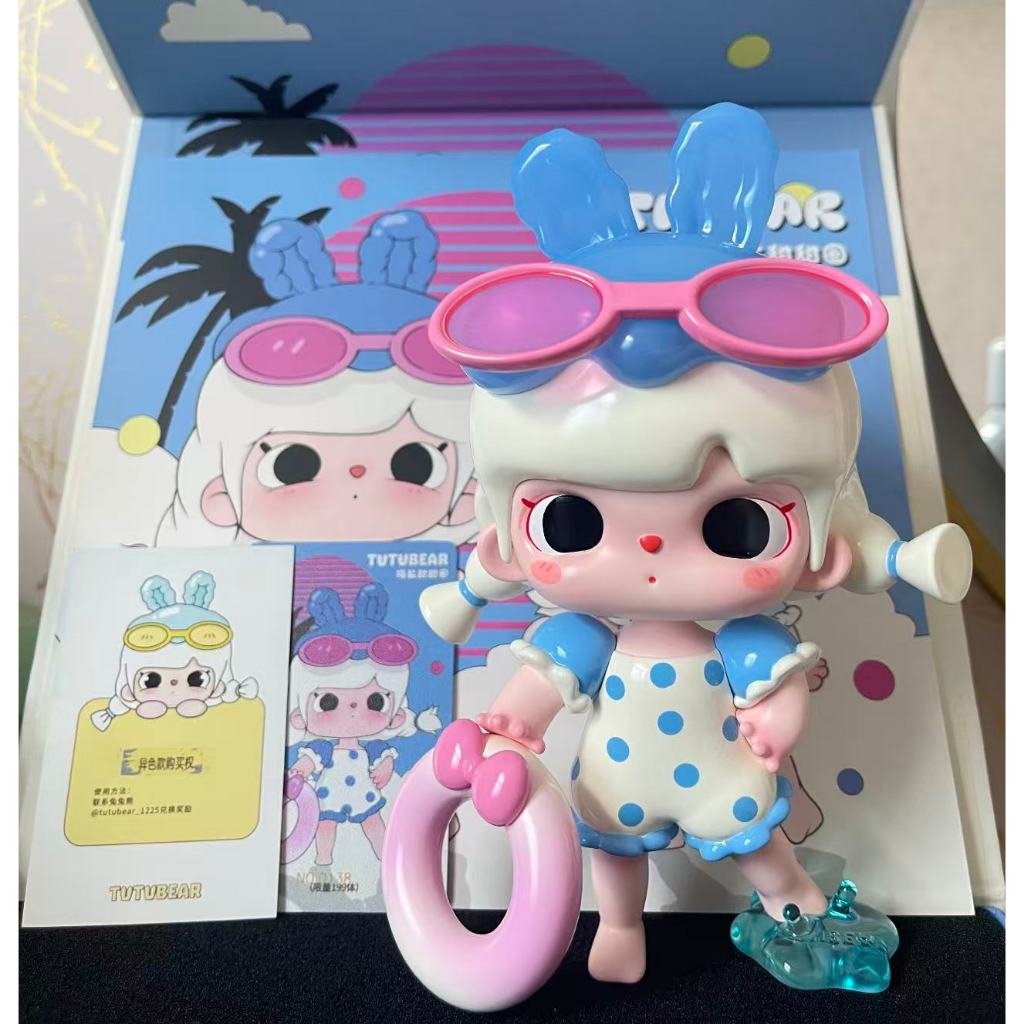 TUTU BEAR TUTU BEAR Sea Salt Donut Big Baby รูปเครื่องประดับอินเทรนด์เล่นของขวัญน่ารักของสะสมสร้างสร