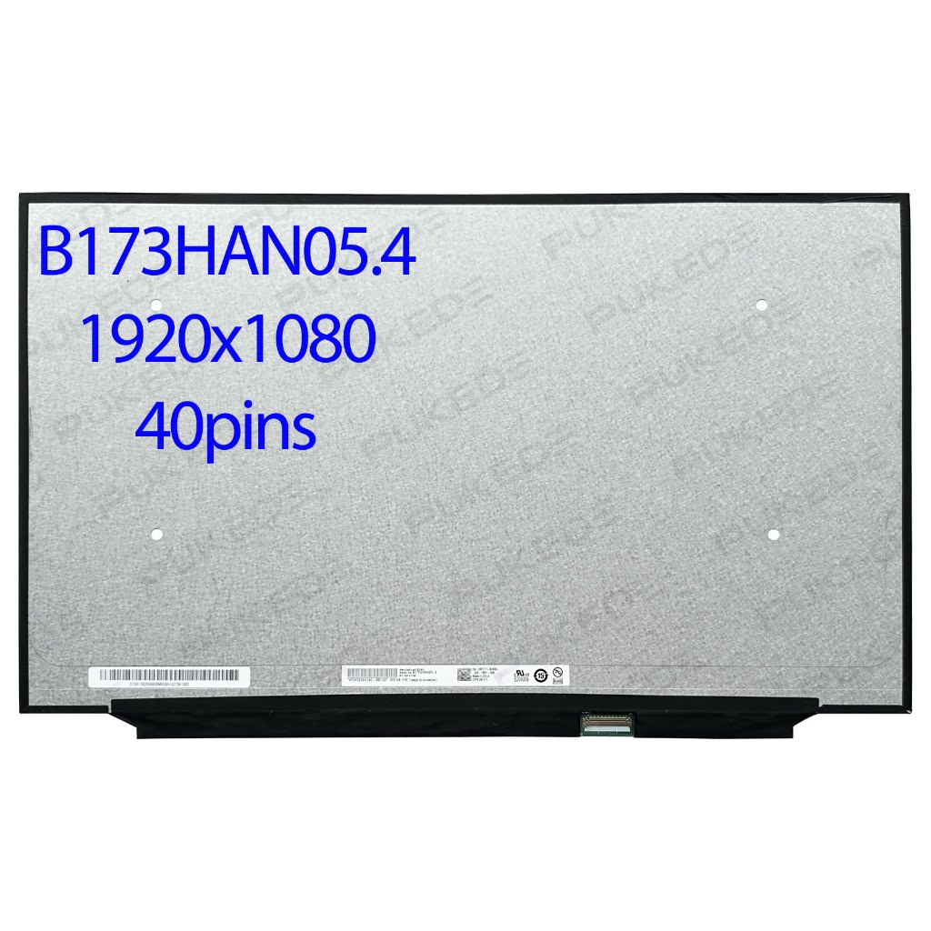 17.3 นิ้วแล็ปท็อปหน้าจอ Lcd B173HAN05.4 1920x1080 FHD IPS 360HZ 100%sRGB 40Pins EDP แคบ Border เปลี่