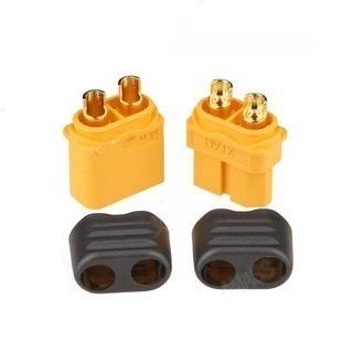 Amass XT60 + พร้อม Sheath ปลั๊กรุ่น XT60H ปลั๊กอินเทอร์เฟซตัวเชื่อมต่ออุปกรณ์เสริมรุ่น Amass