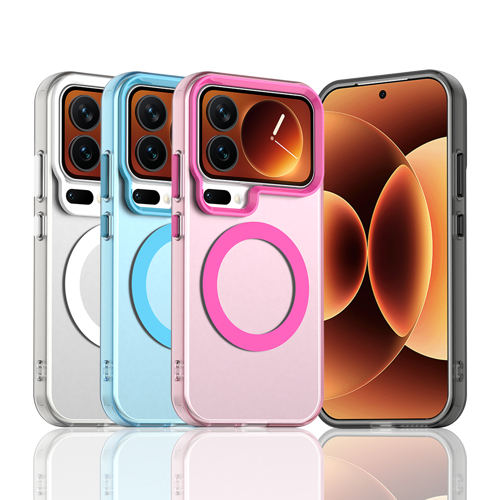 Magnetic Hard Matte Case Xiaomi 17 Pro Max สําหรับ Mi17 Pro Mi15 15T 14T POCO X7 X6 เคสโทรศัพท์กันกร