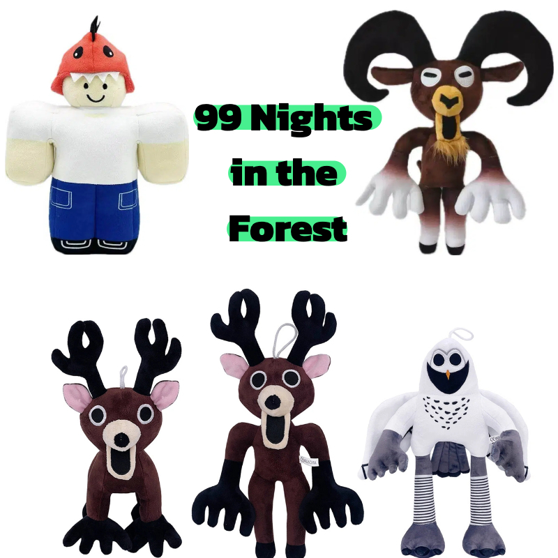 99 Nights in the Forest Roblox Owl Deer ของเล่นตุ๊กตามอนสเตอร์ 99 คืน roblox ของขวัญยอดนิยม