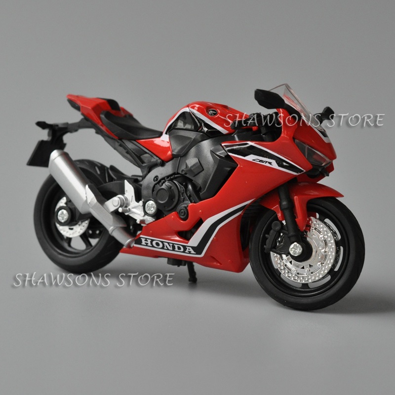 1:18 Scale Diecast Motorcycle Model Toys Honda CBR 1000RR Sport Bike Miniature Replica