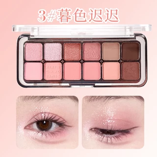XIXI 10 สีอายแชโดว์ Palette Super Flash Stage แต่งหน้า Matte กันน้ําทุกวัน Nude แต่งหน้า Earth Color Eye shadow NO.D820