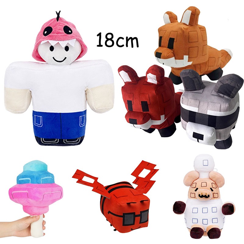 Roblox Toy Grow A Garden ของเล่นตุ๊กตา 18 ซม. Raccoon Candy Blossom ตุ๊กตาของเล่น