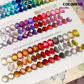 【พร้อมส่ง】MILAN 60 สี ✨ สีเจลแคทอายเนื้อซาติน + สีเจลแคทอายลูกแก้ว ครบเซ็ต 60 สวยแน่นชัด ติดทนนาน เงางามประกายหรูหรา เหมาะสำหรับร้านทำเล็บมืออาชีพและใช้ส่วนตัว แถมฟรีชาร์ท Cat Eye 60 สี (ทามาให้แล้ว พร้อมใช้งาน)