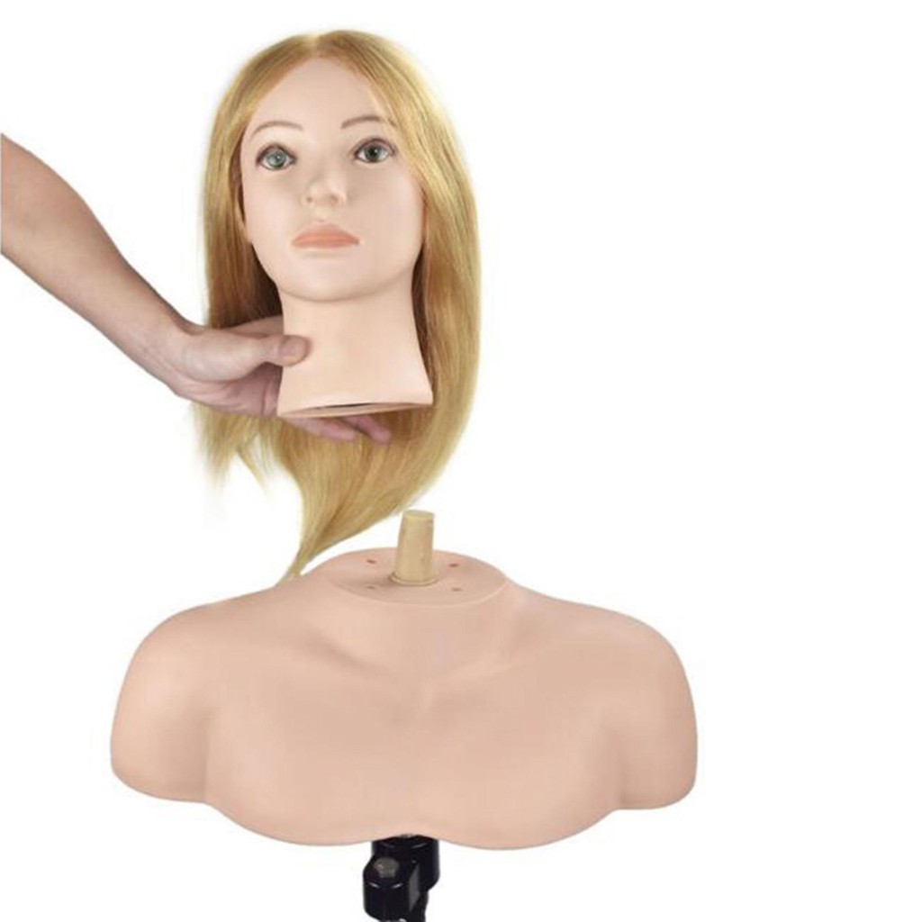 2026 โมเดลไหล่หัวหุ่นคอสเมติก, ที่รองขาตั้งหัวหุ่น, แพลตฟอร์มไหล่หน้าอกสําหรับฝึกทําผม, ฝึกร้านตัดผม - รูปที่ 4