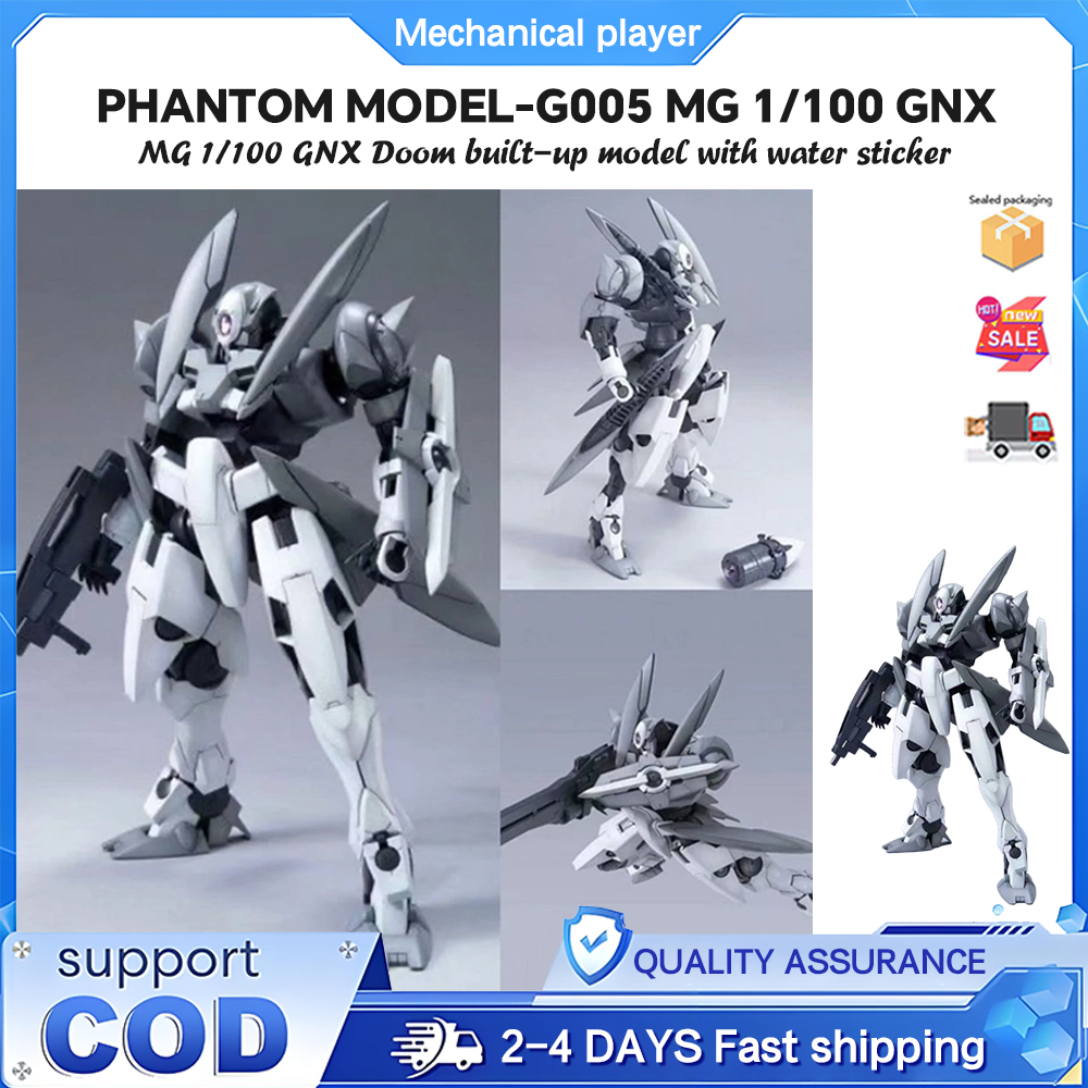 Phantom รุ่น G005 MG 1/100 GNX Phantom Assembly ของเล่นรุ่น Type Assembly พร้อมสติ๊กเกอร์น้ํา