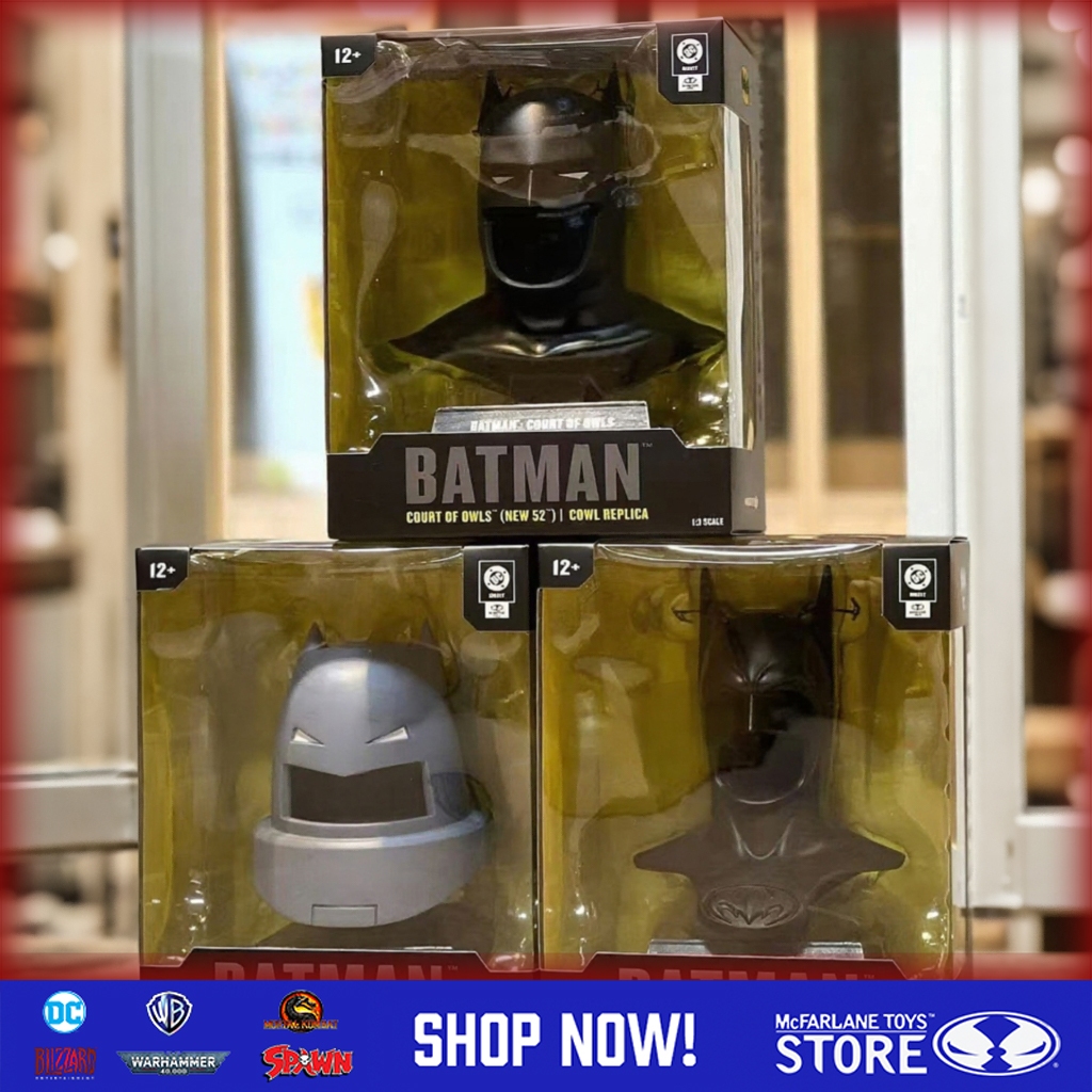 [ในสต็อก] McFarlane Toys ARMORED BATMAN COWL (DARK KNIGHT RETURNS) BATMAN COWL (BATMAN AND ROBIN) BA