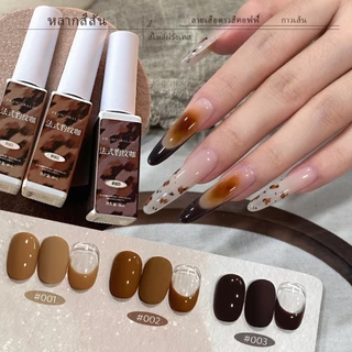 Frescobaldi 6ml น้ำยาทาเล็บเจลสีน้ำตาลเข้มคลาสสิก เหมาะสำหรับการทำเล็บแบบฝรั่งเศส