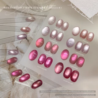 XEIJAYI 15 มล. ยาทาเล็บเจลลายตาแมวสีชมพูหวานคลาสสิกรุ่นใหม่ที่ขายดี เหมาะสำหรับร้านทำเล็บและทุกสีผิว