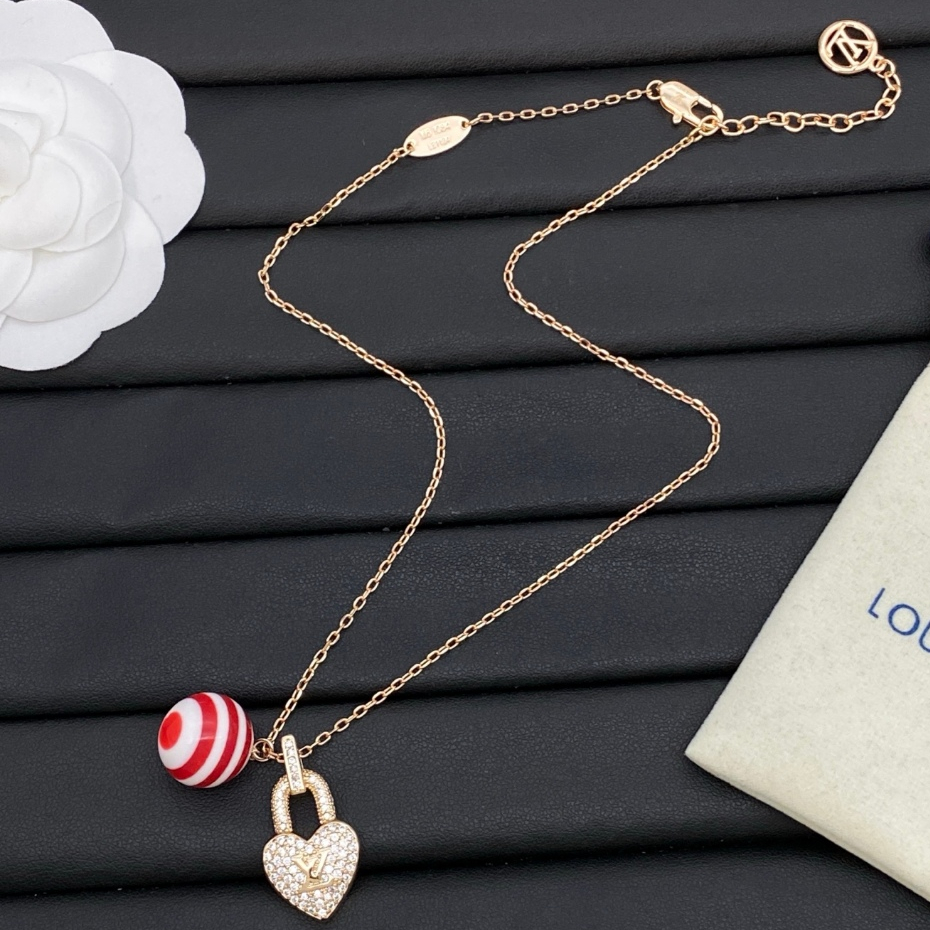 LV2025 สร้อยคล้องคอมากความสามารถ ออกแบบหรูหรา สำหรับหญิง