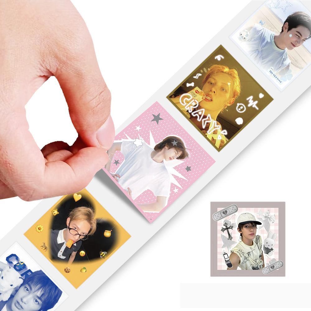 500 ชิ้น/ม้วน Kpop เด็กเกาหลีกลุ่ม Cortis สติกเกอร์ DIY โทรศัพท์ถ้วยน้ําสติกเกอร์กันน้ําพัดลมของขวัญ - รูปที่ 3