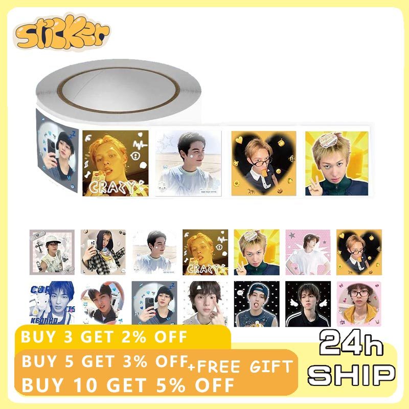 500 ชิ้น/ม้วน Kpop เด็กเกาหลีกลุ่ม Cortis สติกเกอร์ DIY โทรศัพท์ถ้วยน้ําสติกเกอร์กันน้ําพัดลมของขวัญ