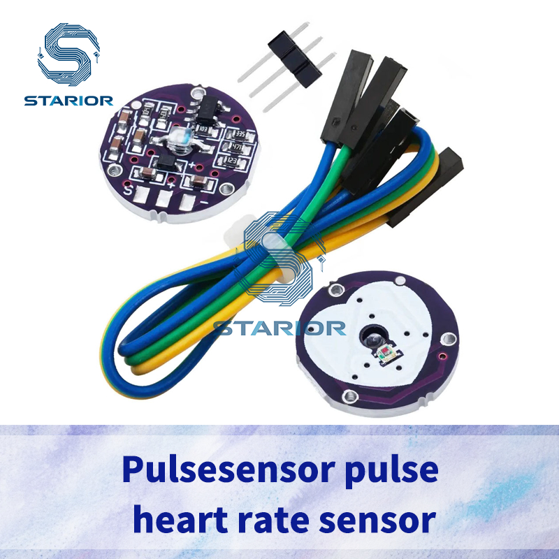 1 ชิ้น ~ 5 ชิ้น Pulsesensor PULSE heart rate Sensor สําหรับ Arduino เปิดแหล่งฮาร์ดแวร์พัฒนา PULSE SE