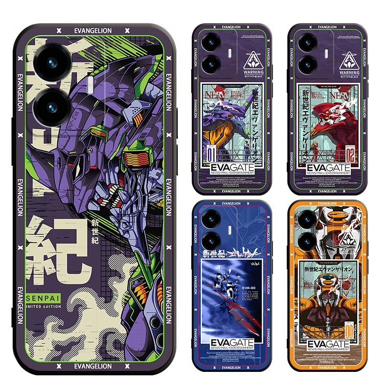 VIVO V60 V50 LITE V50 PRO 5G V4O V40 Pro V40 Lite 4G 5G Evangelion Casing Soft Case Cover