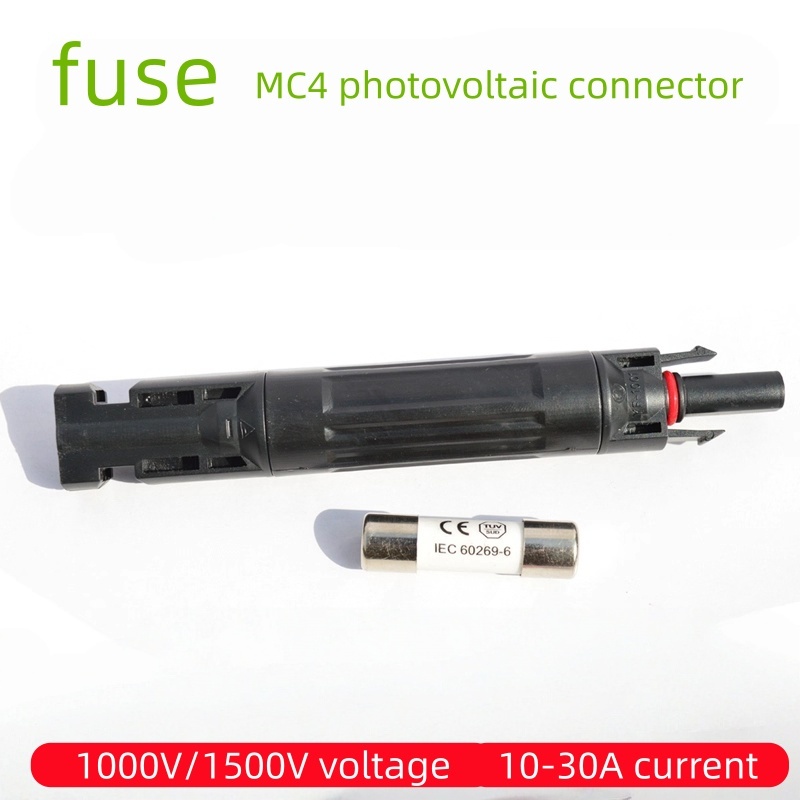 1 ชิ้น/MC4 โฟโตโวลต์ติก DC ฟิวส์เชื่อมต่อฟิวส์เข้ากันได้กับส่วนประกอบขั้วต่อโซลาร์เซลล์กันน้ํา 15A/2