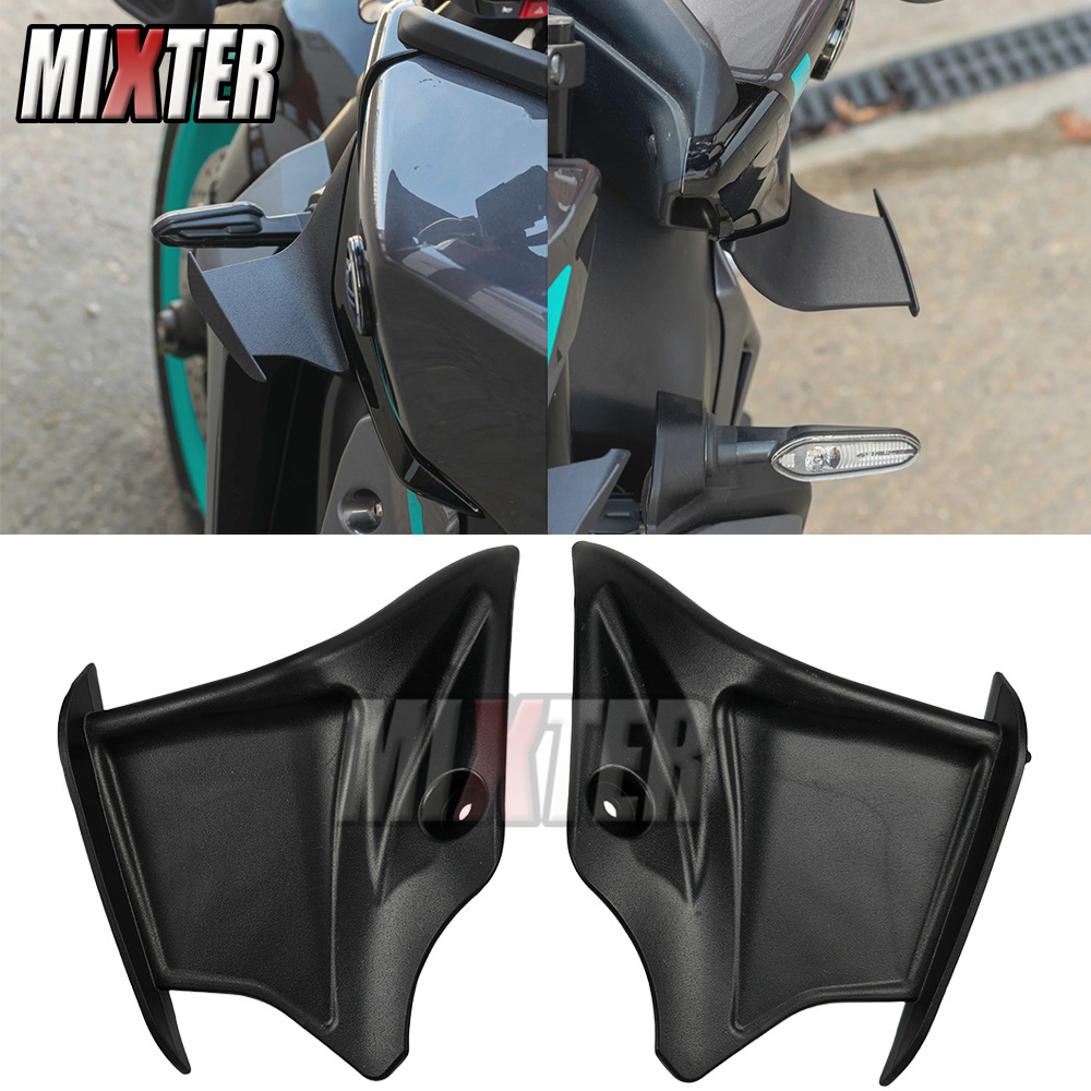 รถจักรยานยนต์ Alerons Laterals Naked Side Wings Aerodynamic Wing Deflector Winglet สําหรับ MT-09 SP 