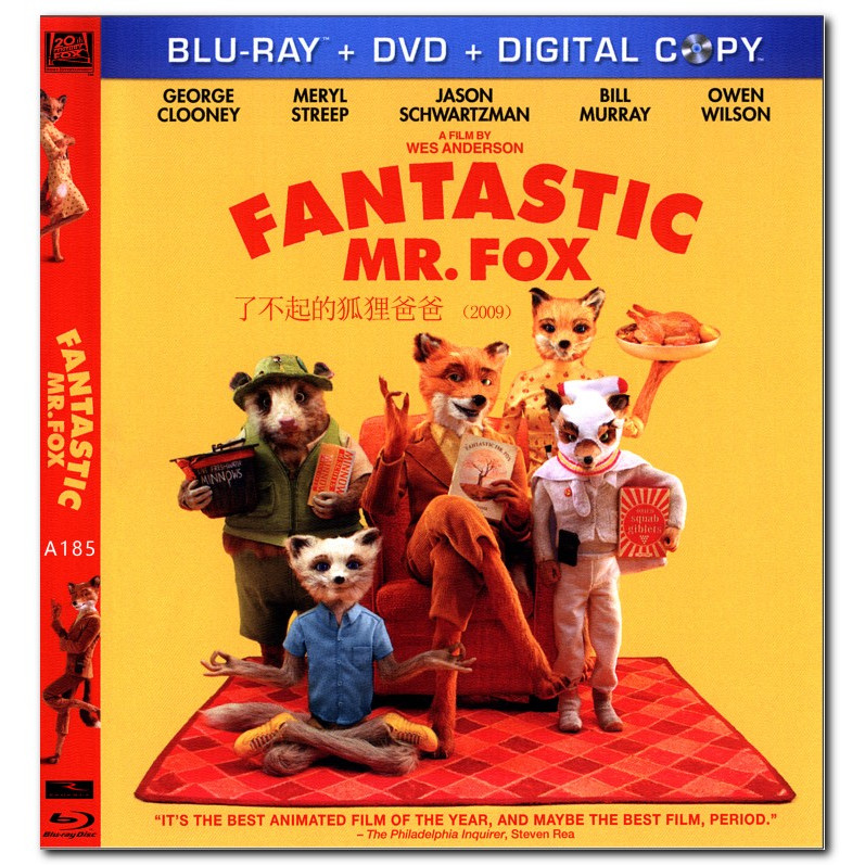[ภาษาอังกฤษ][คลังสินค้าพร้อม] ภาพยนตร์ Blu-ray HD 4K UHD 1080P Fantastic Mr. สุนัขจิ้งจอก