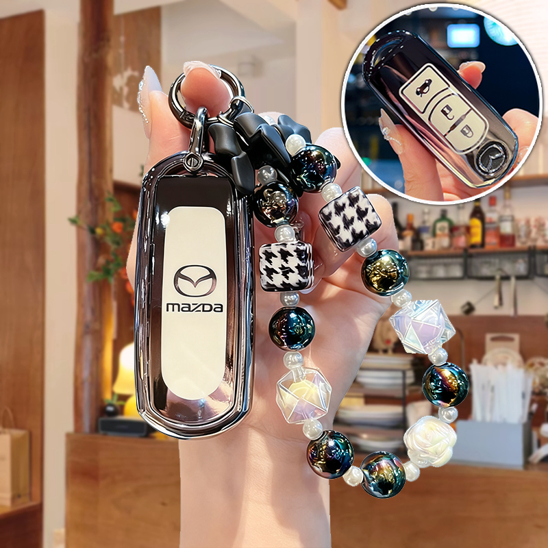 Mazda เคสกุญแจรีโมทรถยนต์ สําหรับ Mazda 2 Mazda 3 Mazda 4 6 CX3 CX4 CX5 CX9 ของแต่งรถยนต์ พวงกุญแจ