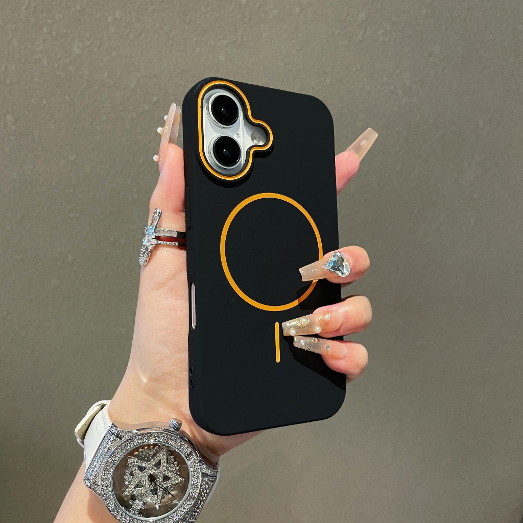 แม่เหล็กดูดใหม่สําหรับ ไอโฟน 11 12 13 14 15 16 มือโปร สูงสุด เคสโทรศัพท์สีทึบ 15 บวก ง่ายนุ่มรวมทุกอย่างป้องกันการตกผิวรู้สึกเคสโทรศัพท