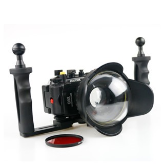 Seafrogs seafrogs เหมาะสําหรับ Canon Canon G7X II G9X เคสกันน้ํา G7X III กรณีดําน้ําใต้น้ํา 40m