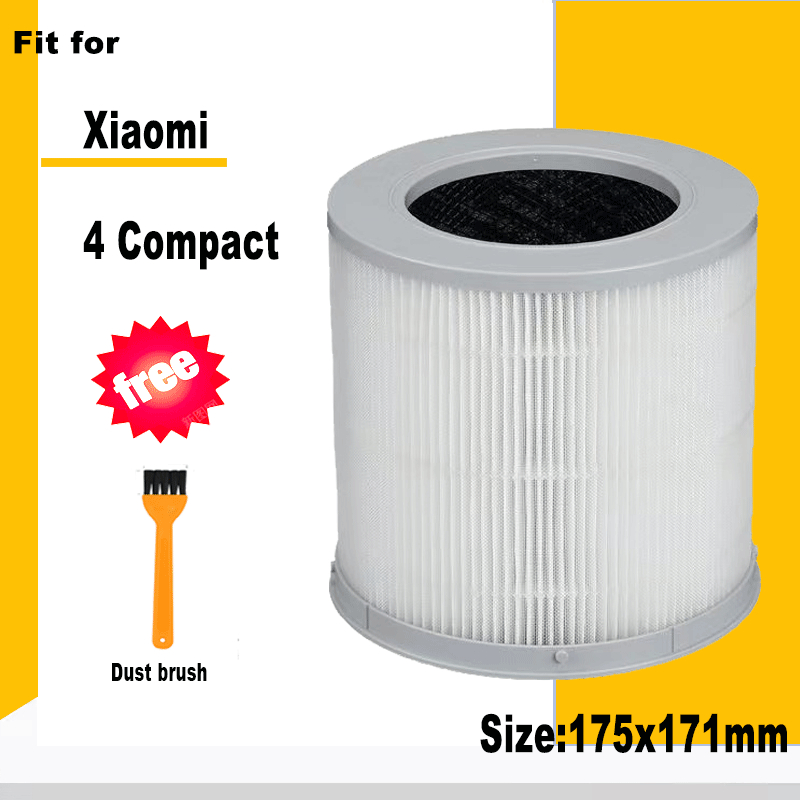 Air Purifier Filter for Xiaomi Air Purifier 4 Compact Filter Smart Air Purifier PM 2.5 with Activate