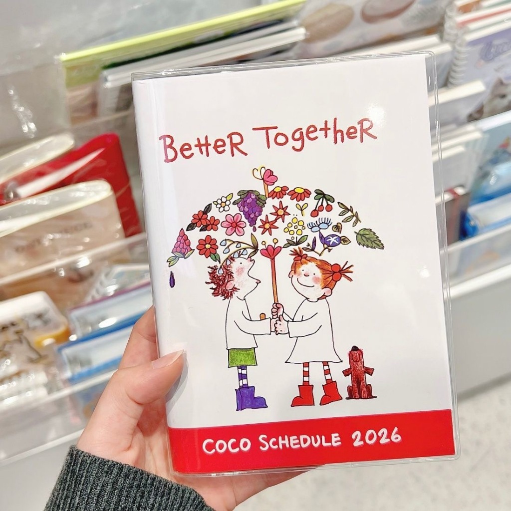 Vitality Coco Sauce Handbook หนังสือวางแผนการเรียนรู้แสนสนุกน่ารัก 2026 หนังสือกําหนดเวลาด้านในสี - รูปที่ 3