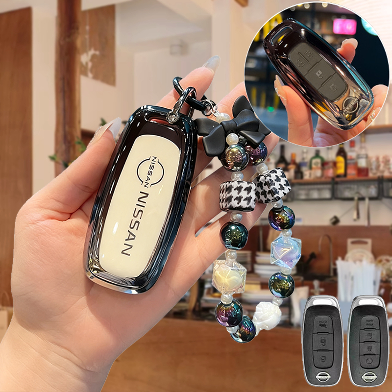 2 3 4 ปุ่ม เคสกุญแจรีโมทรถยนต์  สําหรับ Nissan serena c28 X-trail T33 Qashqai J12 Teana Almera Altim