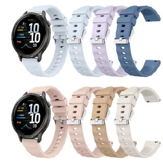 สําหรับ Garmin Venu 4 41mm สายรัดซิลิโคนอ่อนนุ่มสายรัดระบายอากาศกว้าง 18 มม.