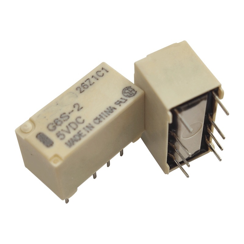 รีเลย์สัญญาณ G6S-2 DC5V 12V 24V 8 Pin 2A รีเลย์