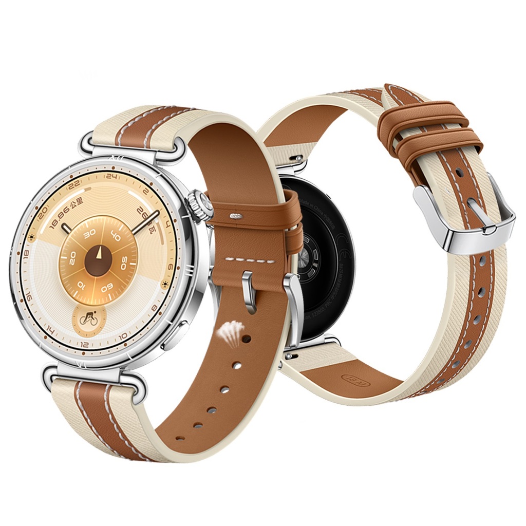 18mm Leather Strap For สาย Huawei watch gt 6 pro Strap Huawei watch gt 5 pro สาย soft Huawei watch gt 6 สาย gt 5 / gt5 pro / GT6 GT4 Garmin Venu 4 Garmin Venu 3S/ Garmin Forerunner 265S Strap