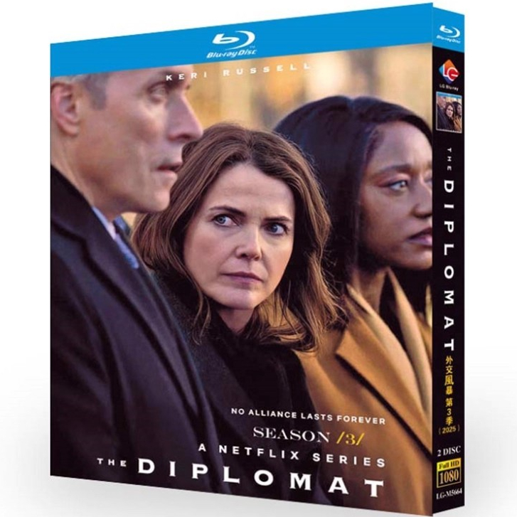 2025 ละครอเมริกันบลูเรย์ The Diplomat ซีซั่น 3‎‎‎ 1080P Hobby Collection