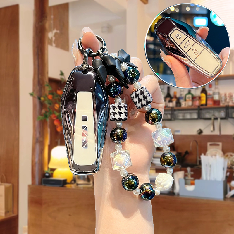 ใช้ได้กับเคสกุญแจ Jaecoo 6 ev รุ่นใหม่ปี 2024-2025 J6 Jaecoo6 EQ7 icar03 ของแต่งรถ พวงกุญแจรถยนต์ พว