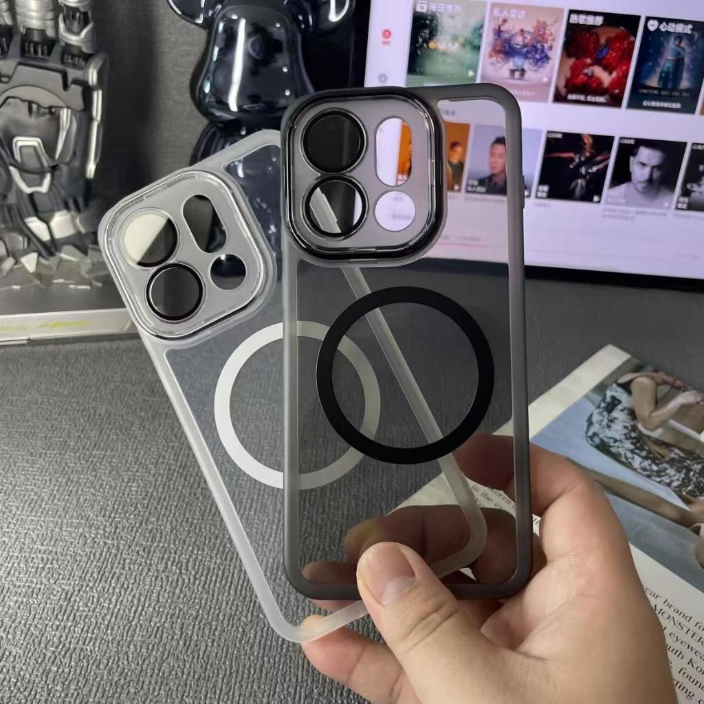 สําหรับ Oppo find x9 x8 x8s x7 x6 x5 pro plus ultra Case Simple Charming Eye แม่เหล็กโปร่งใสชาร์จไร้สาย TPU Anti-fall สําหรับ x8 x7 ultra Funda