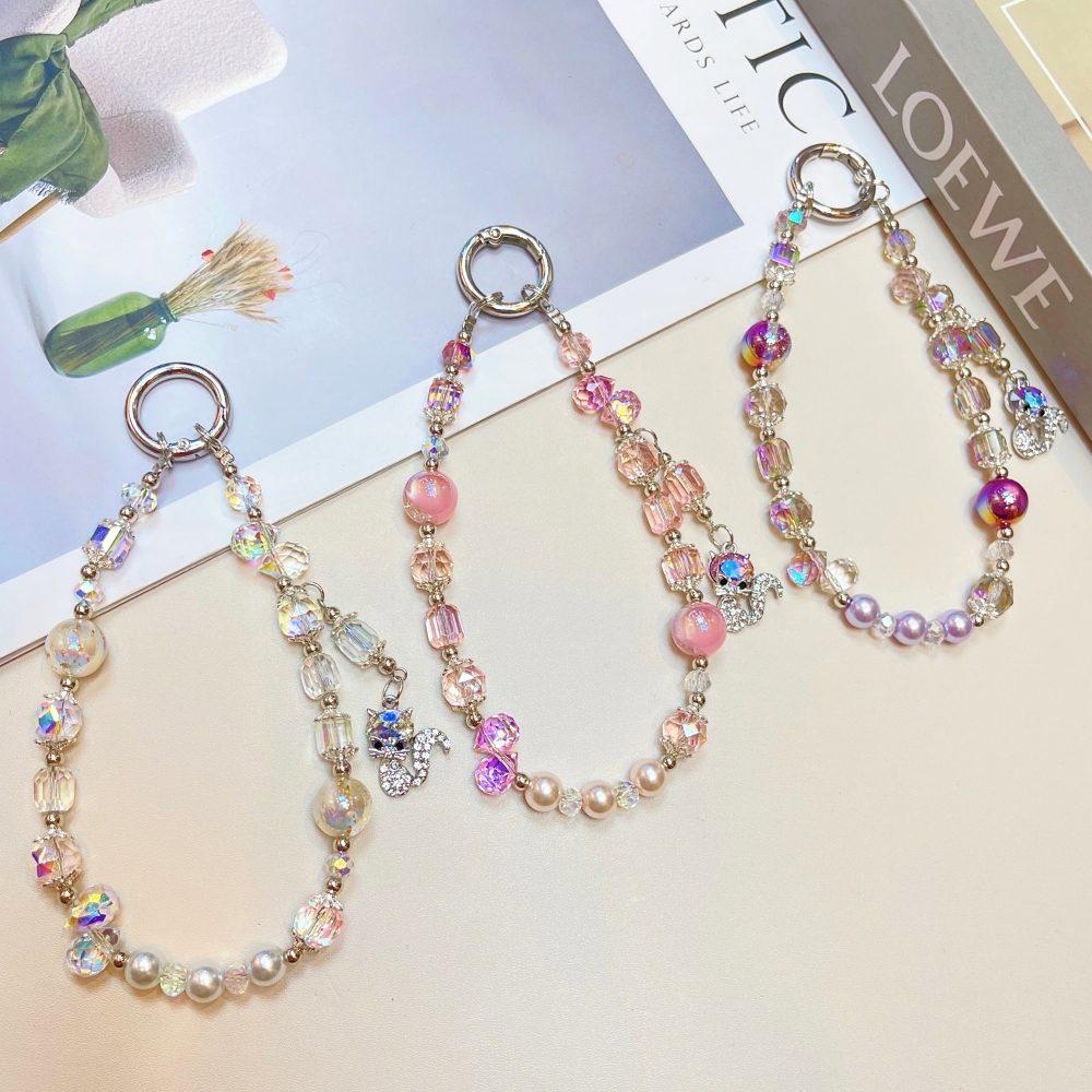 โทรศัพท์มือถือระดับไฮเอนด์กรณีเชือกเส้นเล็กสายรัดข้อมือโซ่