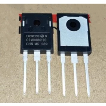 C2M ดั้งเดิม 2 ชิ้น0080120ดี C2M0080120 TO-247 1200V 31.6A ทรานซิสเตอร์