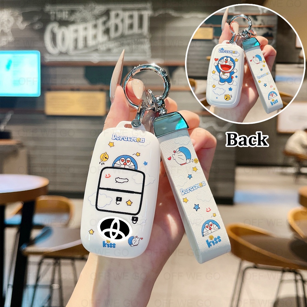 เคสกุญแจรีโมท เข้ากันได้กับ Toyota 2022-2024 Raize, Veloz, Avanza, Vios, Yaris Ativ และ Wigo