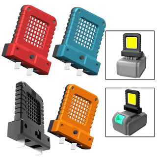 ไฟ LED ทำงานขนาดเล็ก 14W สำหรับเครื่องมือไฟฟ้า 12V-72V แบตเตอรี่ลิเธียม ช็อกเก็ต แบบปรับได้ ระบบระบุขั้วบวกและขั้วลบอัตโนมัติ เหมาะสำหรับงานกลางแจ้ง ใช้งานได้นาน